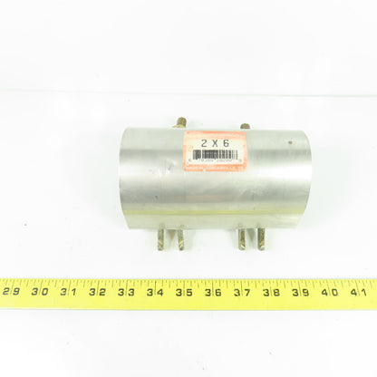 Clampette 7038820200 Stainless Steel Pipe Repair Clamp 2" x 6"