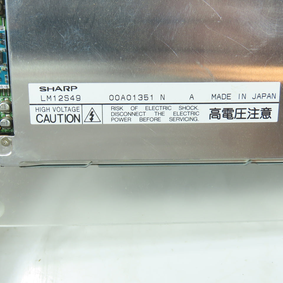 Sharp LM12S49 12" Color LCD Display 800x600 with Inverter Board