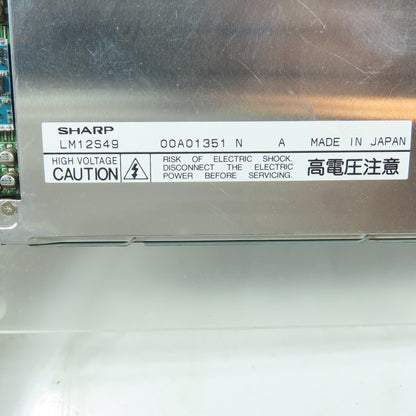 Sharp LM12S49 12" Color LCD Display 800x600 with Inverter Board