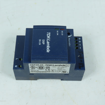 TDK-Lambda DSP30-24 Switching Power Supply 100-240VAC Input 24VDC 30W Output