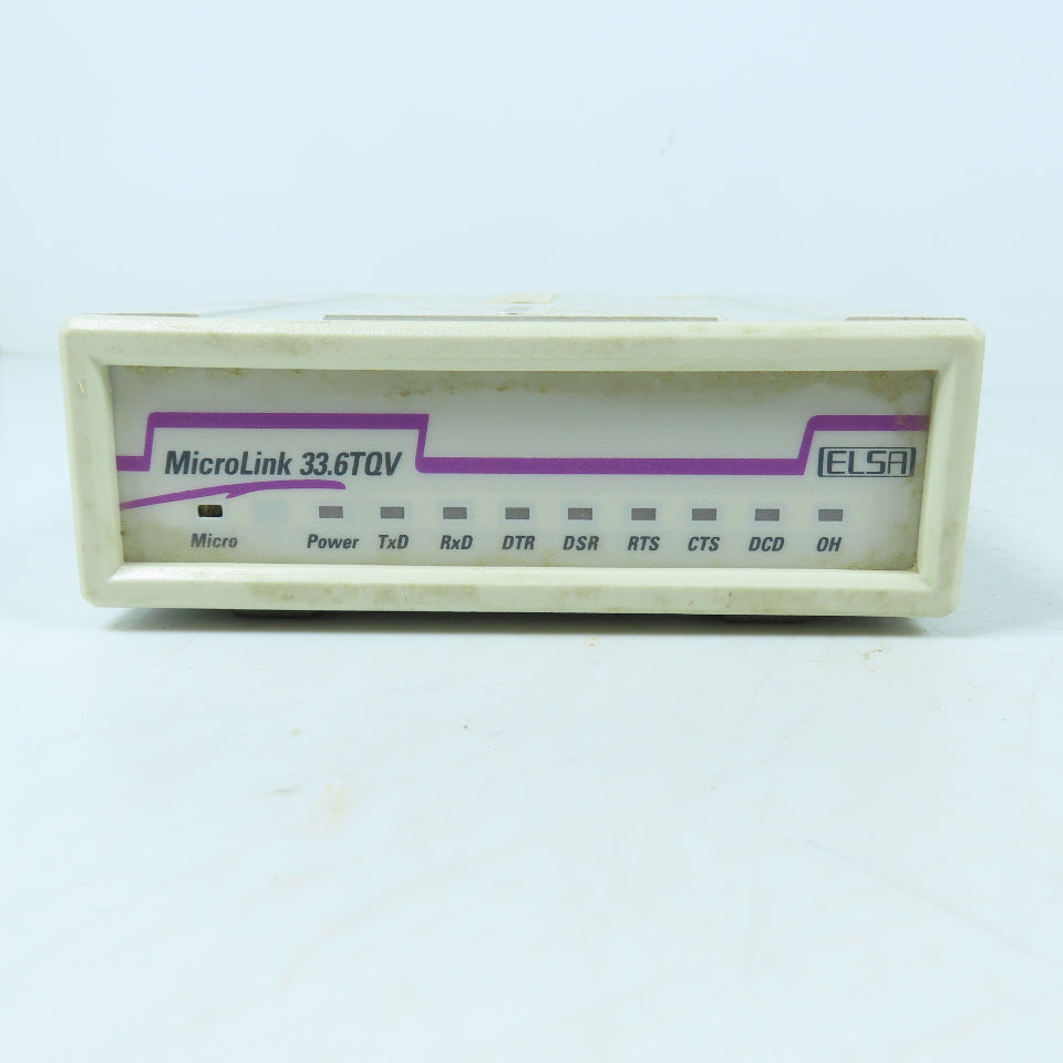 ELSA MicroLink 33.6TQV External Analog Modem V.24/RS232C