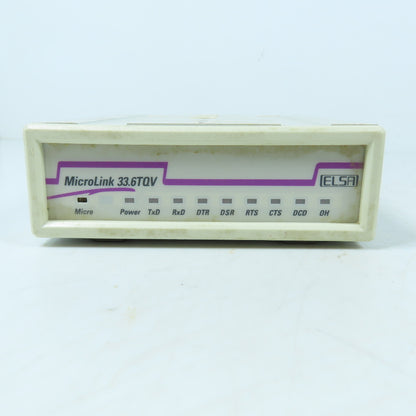 ELSA MicroLink 33.6TQV External Analog Modem V.24/RS232C