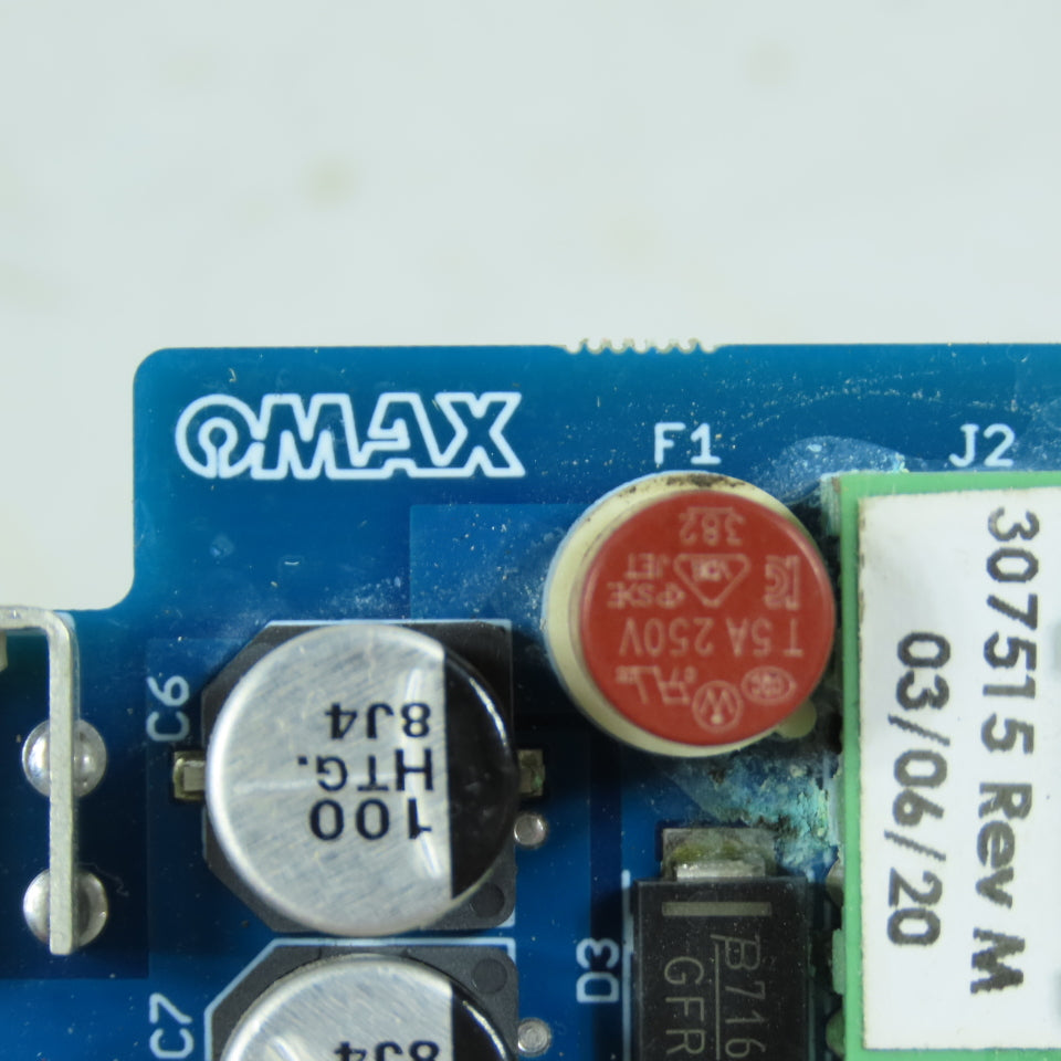 OMAX Maxiem 307515 307010 Industrial Control Circuit Board REV H 3 MOR