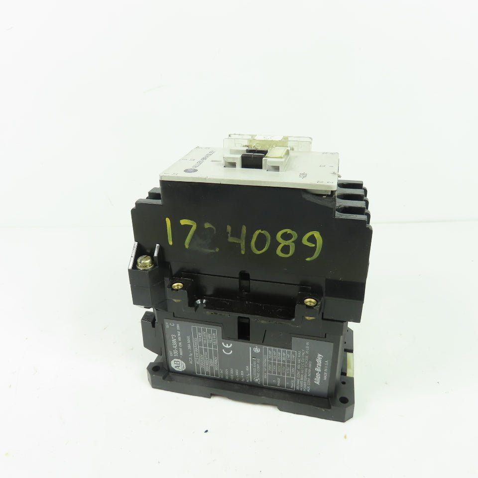 Allen-Bradley 100-A38N*3 38A 3-Pole Contactor 120V 60Hz Coil Ser C