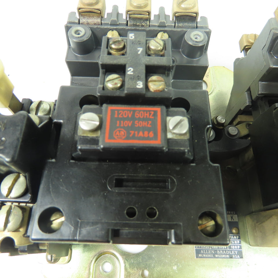 Allen-Bradley 705-BOD103 Size 1 Reversing Motor Starter 120V Coil 3Ph 600V Max
