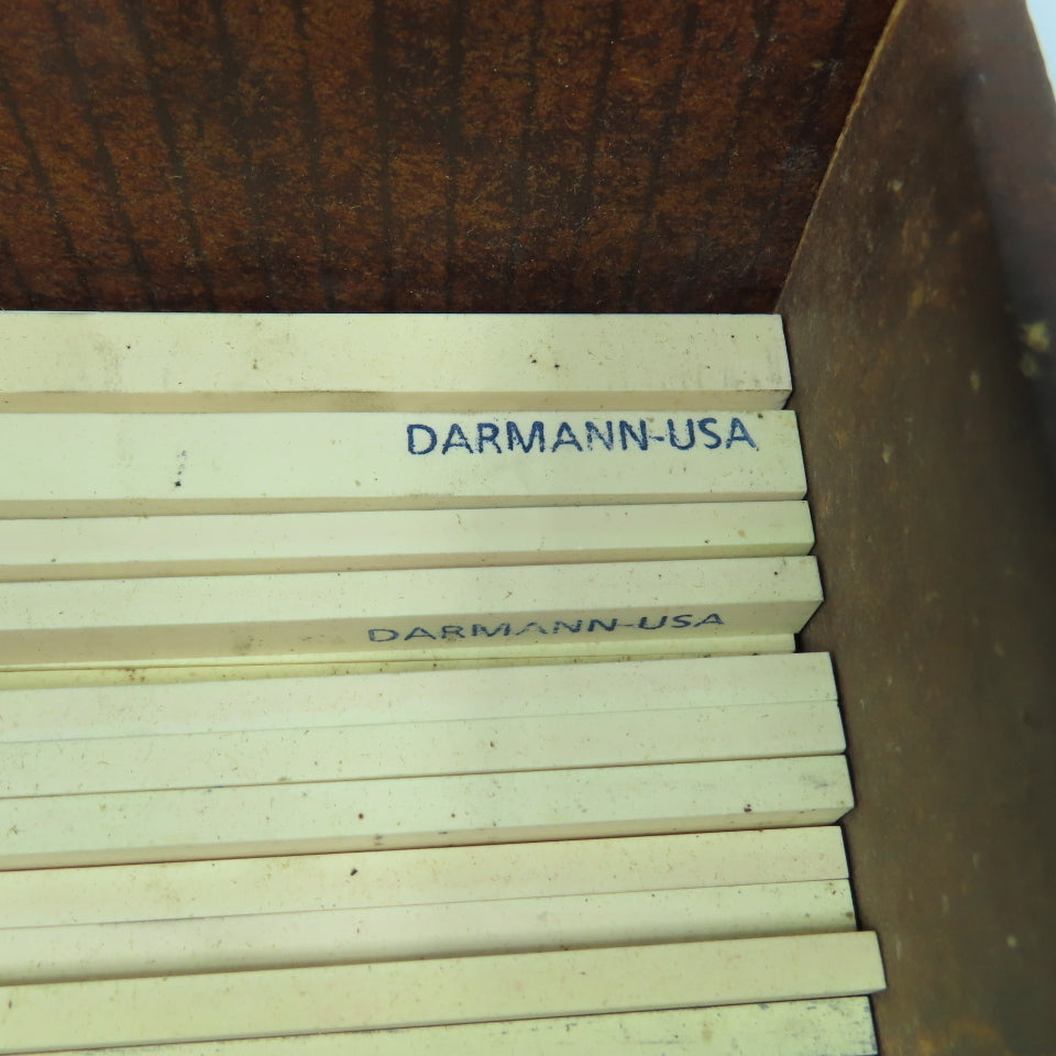 Darmann WA800-155V2S Industrial Honing Stones .190 x .375 x 6" Lot Of 50