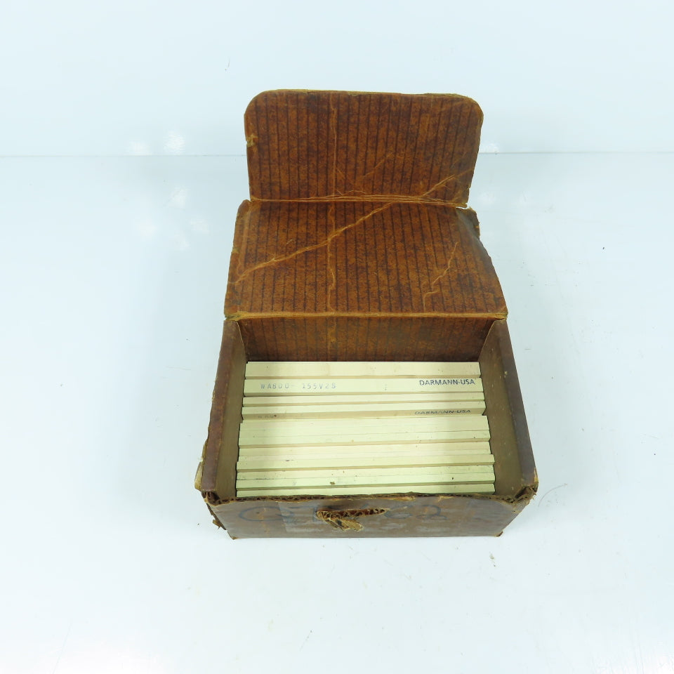 Darmann WA800-155V2S Industrial Honing Stones .190 x .375 x 6" Lot Of 50