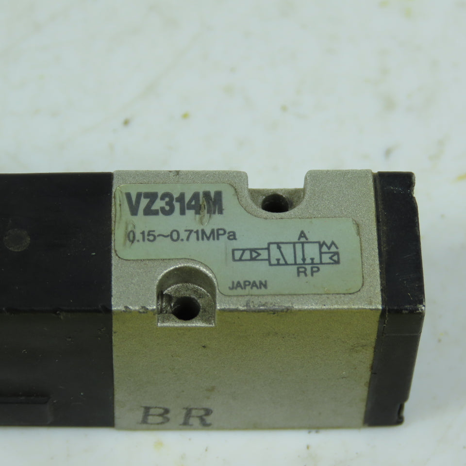 SMC VZ314M Pneumatic Solenoid Valve 24VDC 3-Port 0.15-0.71MPa
