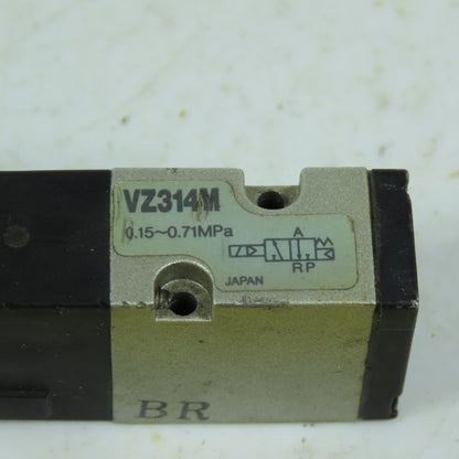 SMC VZ314M Pneumatic Solenoid Valve 24VDC 3-Port 0.15-0.71MPa