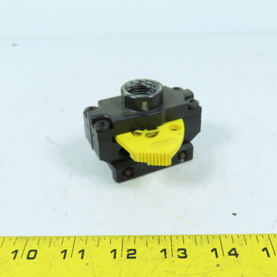 Norgren T64E-4AB-P1N Lockout Valve 1/2" PTF 3-Port 2-Position 250psig 175F