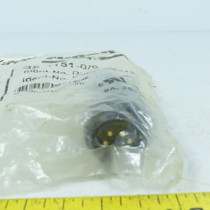 Turck U6413 BS 4151-0/9 Field Wireable Connector 4-Pin 9A 250V