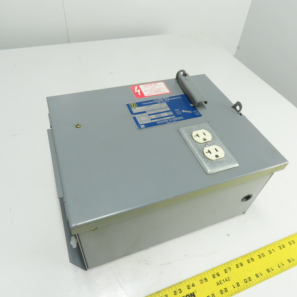 Square D 9070 SK5271S 500VA Transformer Disconnect 230/460V PRI 115V SEC
