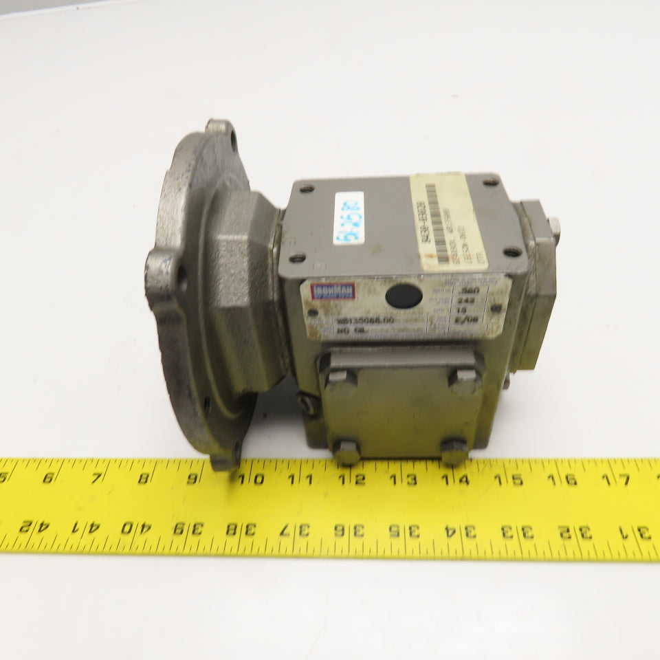 Leeson W8135088.00 Ironman Right Angle Speed Reducer 15:1 Ratio