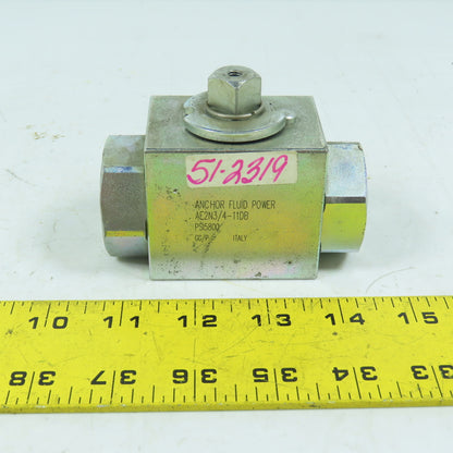 Anchor AE2N3/4-11DB High Pressure Hydraulic Ball Valve 3/4" NPT 5800 PSI