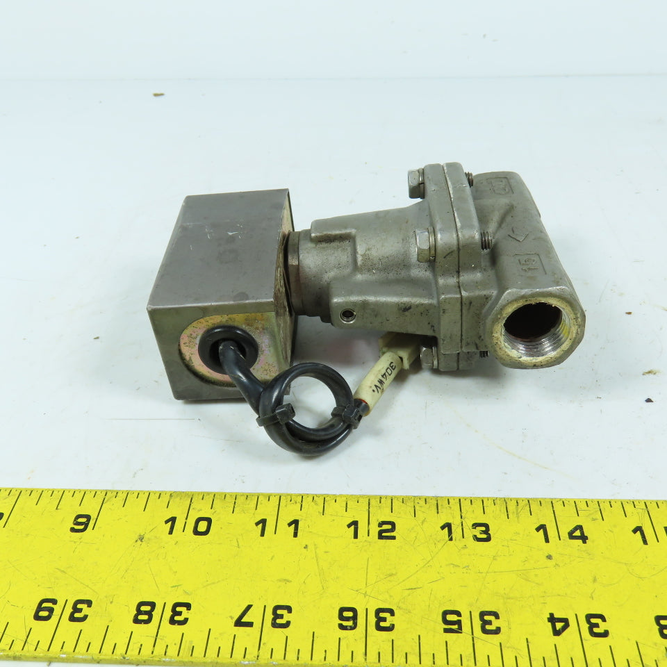 CKD AP11-15A Solenoid Valve 24VDC 1/2" NPT 0.05-0.6MPa