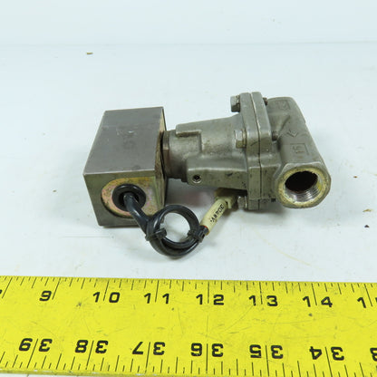 CKD AP11-15A Solenoid Valve 24VDC 1/2" NPT 0.05-0.6MPa