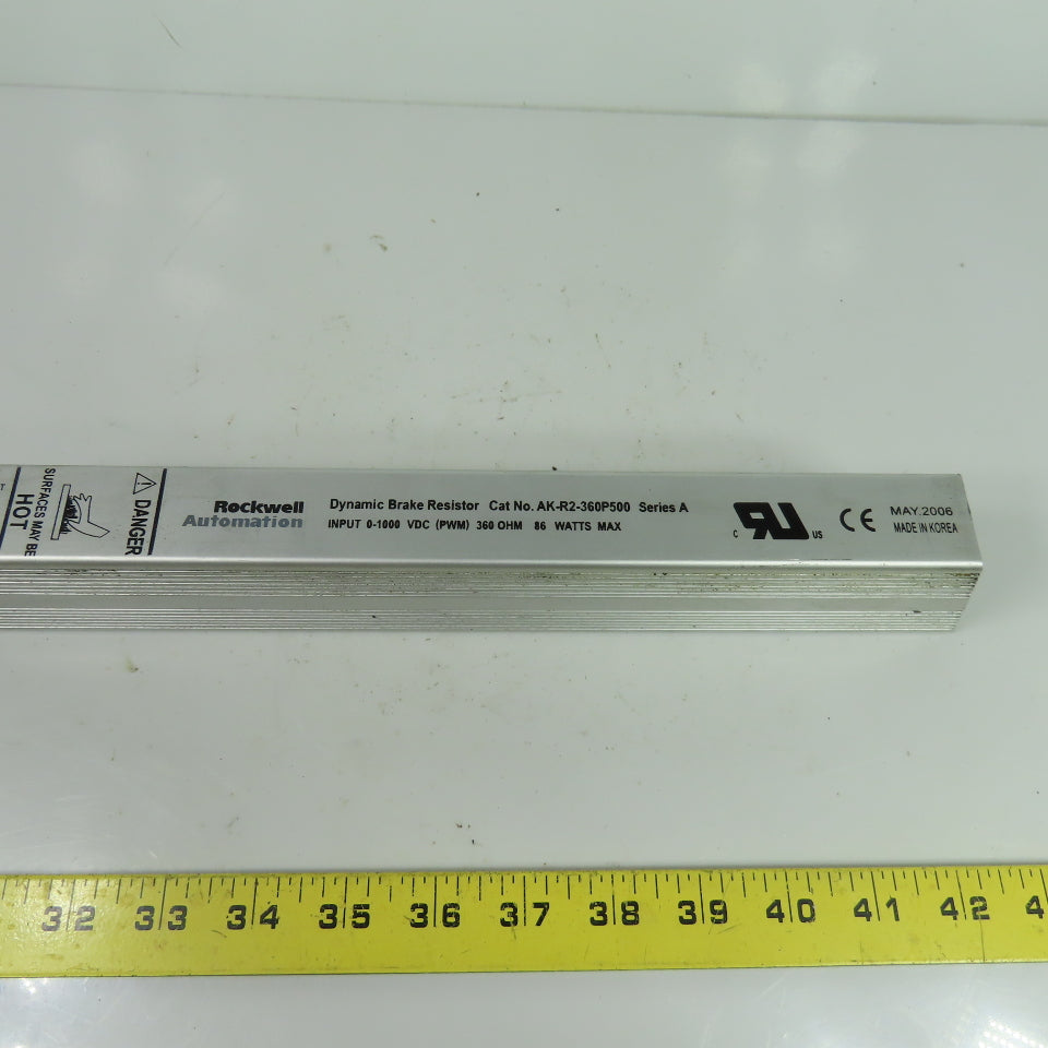 Rockwell Automation AK-R2-360P500 Dynamic Brake Resistor 360 Ohm 86W 1000VDC Max