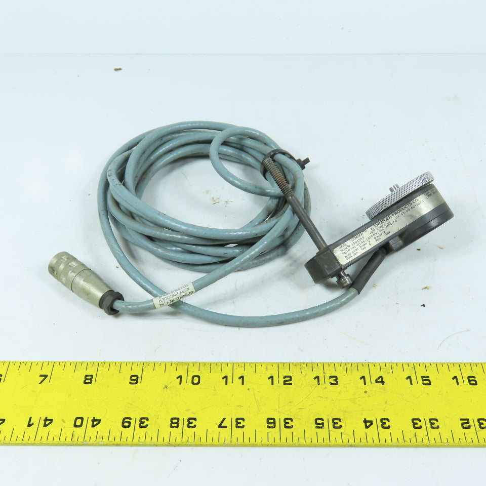 Encoder Products TR1-K1R6-1800NV1QPP-M04-CE Rotary Through-Shaft Encoder 1800CPR
