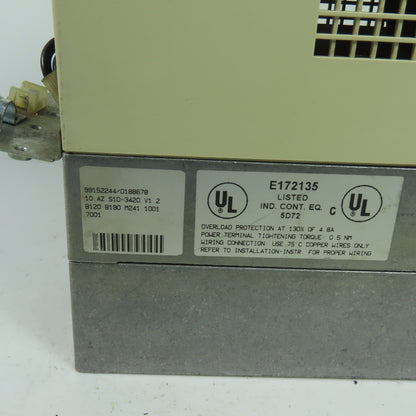 Bosch ASC 220-S1D 3420 2.2kW 3Ph Variable Frequency Drive 460-500V 4KVA