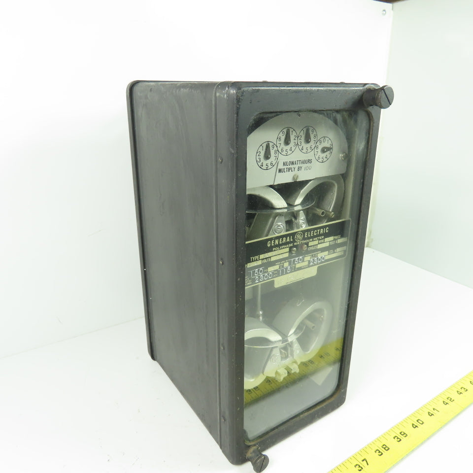 General Electric DS-19Y Polyphase Watthour Meter 115V 2.5A 3Ph 60Hz