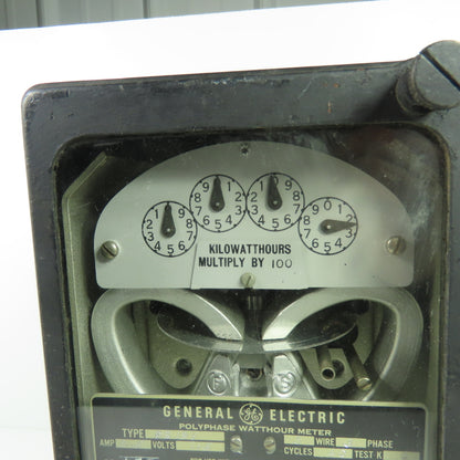 General Electric DS-19Y Polyphase Watthour Meter 115V 2.5A 3Ph 60Hz