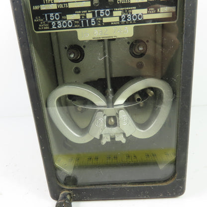 General Electric DS-19Y Polyphase Watthour Meter 115V 2.5A 3Ph 60Hz