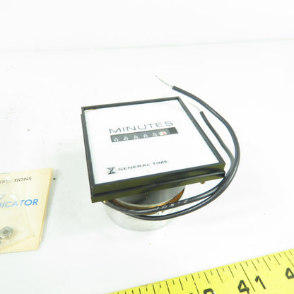 General Time EF 2733 Elapsed Time Indicator Minutes and Tenths 120V 60Hz NEW