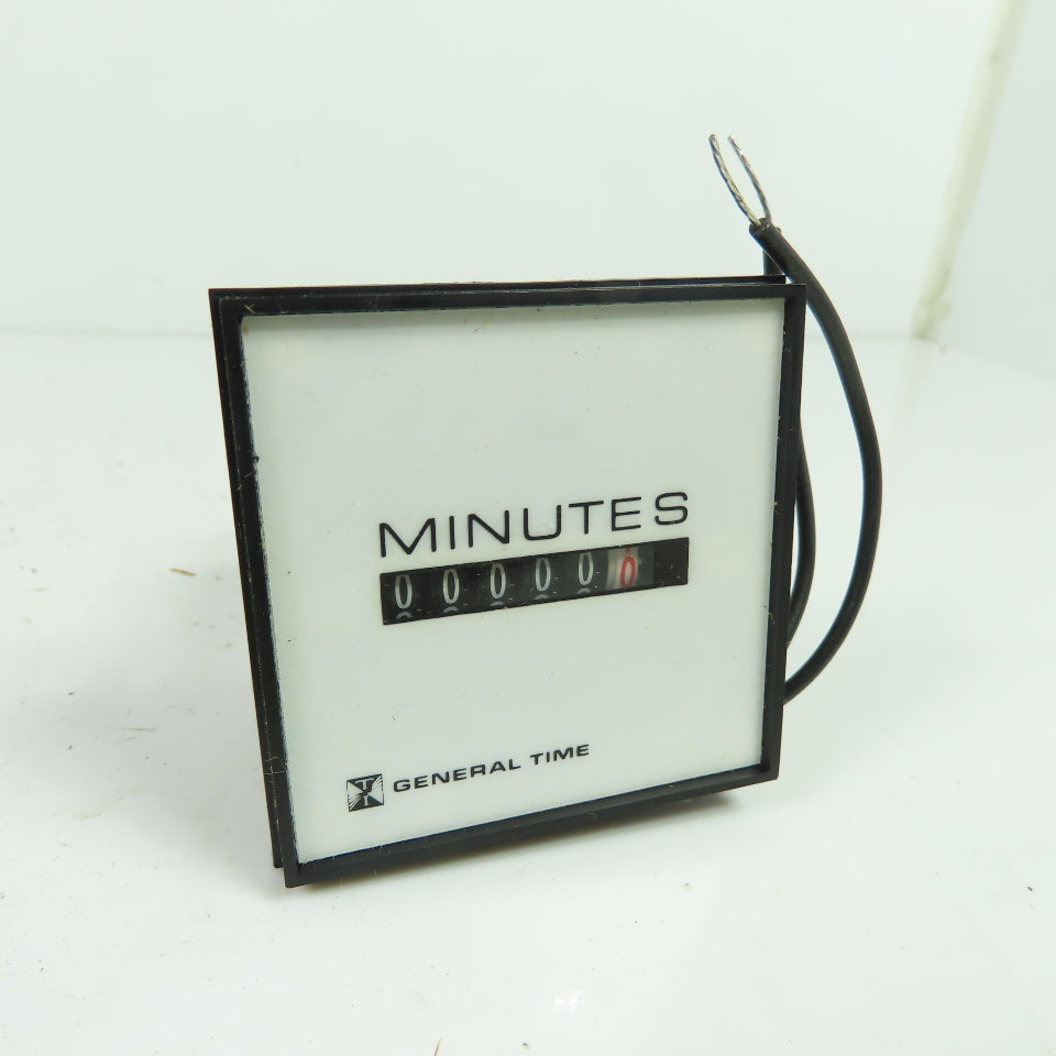 General Time EF 2733 Elapsed Time Indicator Minutes and Tenths 120V 60Hz NEW