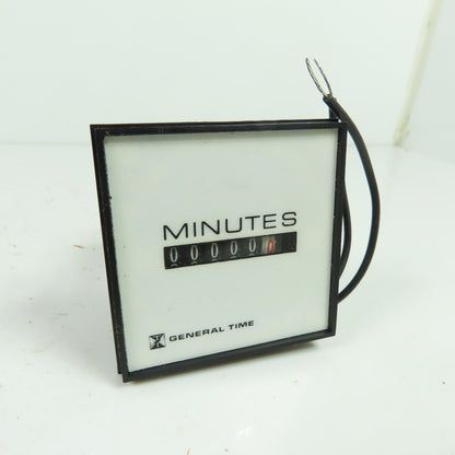 General Time EF 2733 Elapsed Time Indicator Minutes and Tenths 120V 60Hz NEW