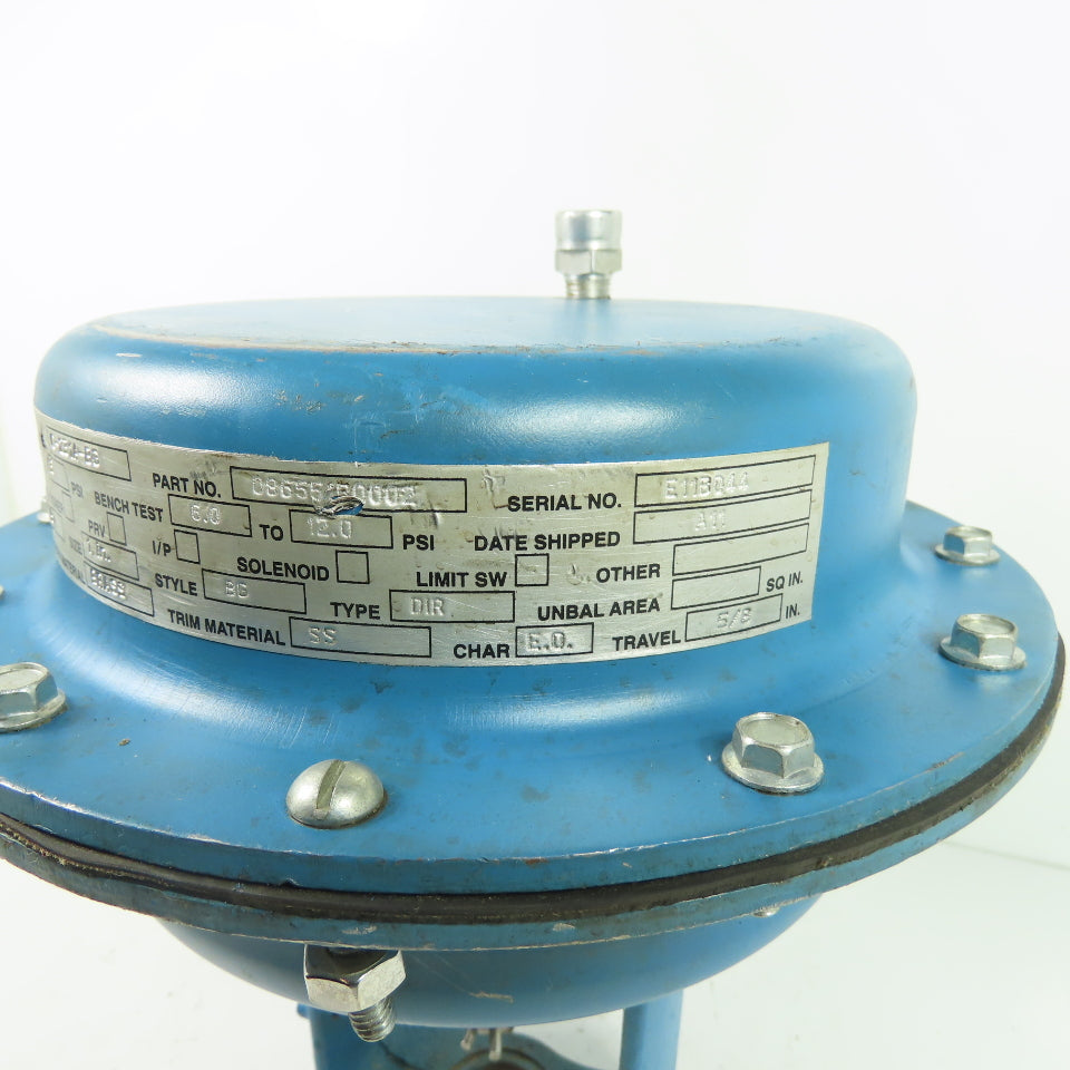 Robertshaw VC-231A-BG 1" Pneumatic Actuator Control Valve 3-15 PSI Brass Body