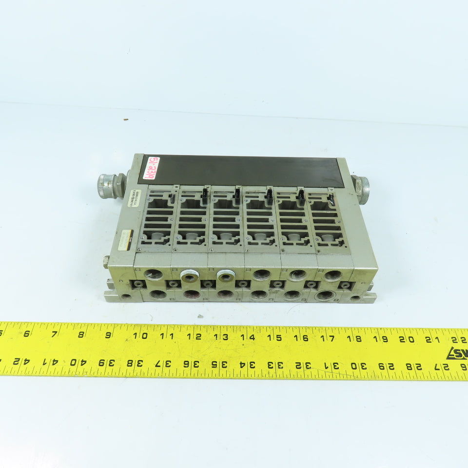 SMC 6-Station Pneumatic Valve Manifold