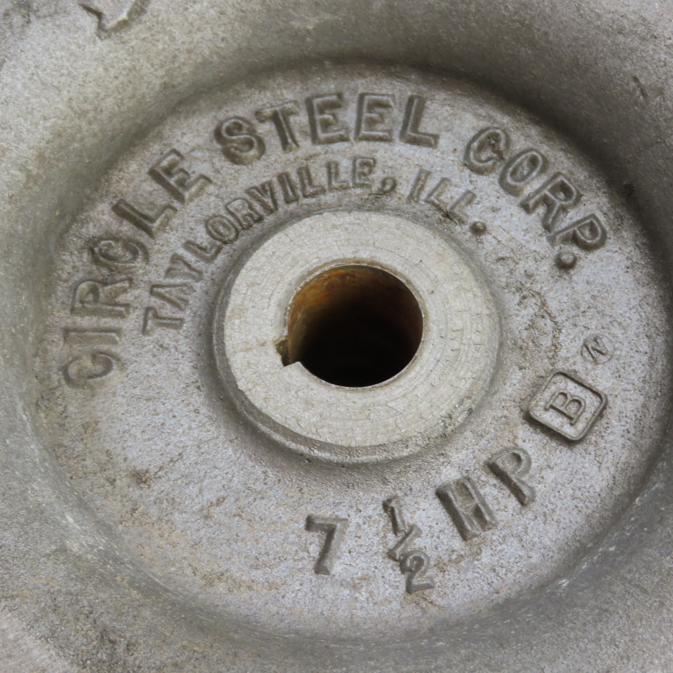 Circle Steel Corp 22-1/2" OD 6-Blade Fan Impeller 7-1/2 HP Cast Aluminum 1" Bore
