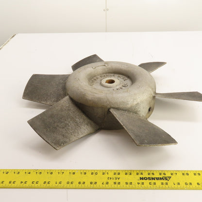 Circle Steel Corp 22-1/2" OD 6-Blade Fan Impeller 7-1/2 HP Cast Aluminum 1" Bore