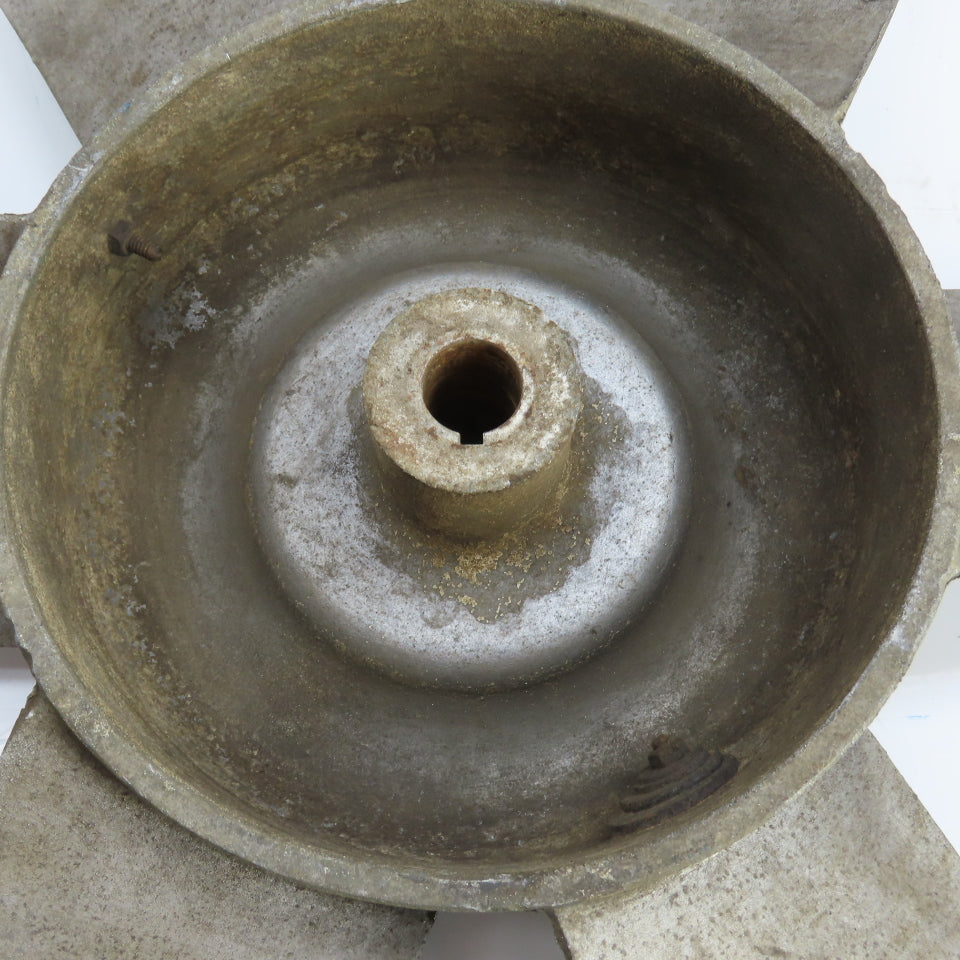 Circle Steel Corp 22-1/2" OD 6-Blade Fan Impeller 7-1/2 HP Cast Aluminum 1" Bore