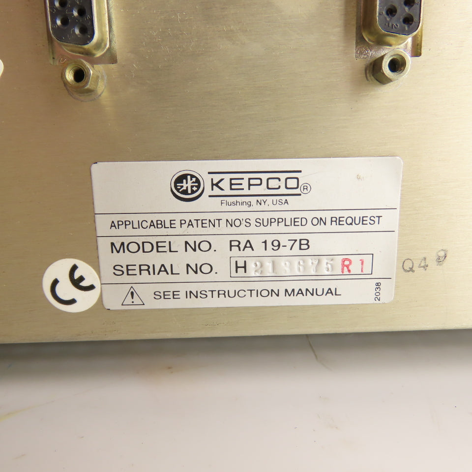 Kepco RA 19-7B Power Supply Rack Chassis Adapter