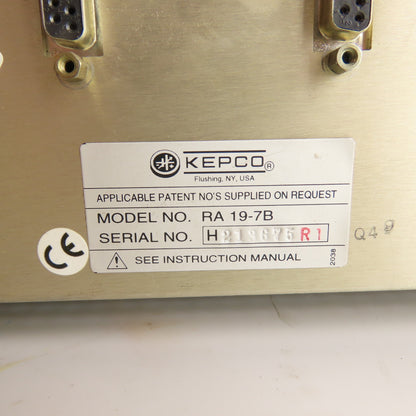 Kepco RA 19-7B Power Supply Rack Chassis Adapter