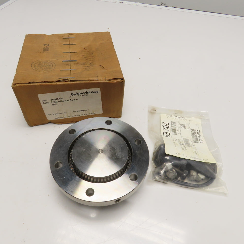 Ameridrives 215623-021 F-202 Half Coupling Assembly with Hardware