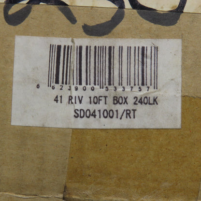 Whitney SD041001/RT #41 Riveted Roller Chain 10ft 240 Links