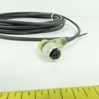 Baumer ESW 33SH0500 Right Angle M12 Female Connector Sensor Cable 300VAC/DC NEW