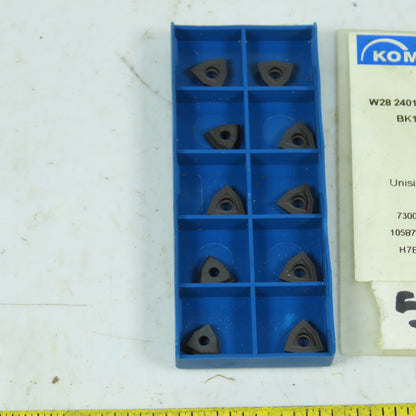 Komet 105878217 W28 24010.0461 Unisix Indexable Inserts BK1 Grade Lot/10
