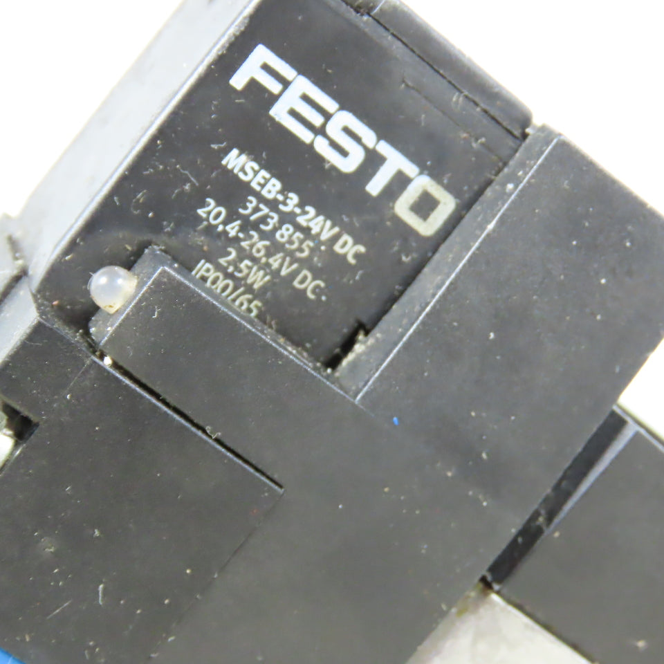 Festo MSEB-3-24V DC VDMA 24 345-C-1 Pneumatic Solenoid Valve Assembly 24V DC