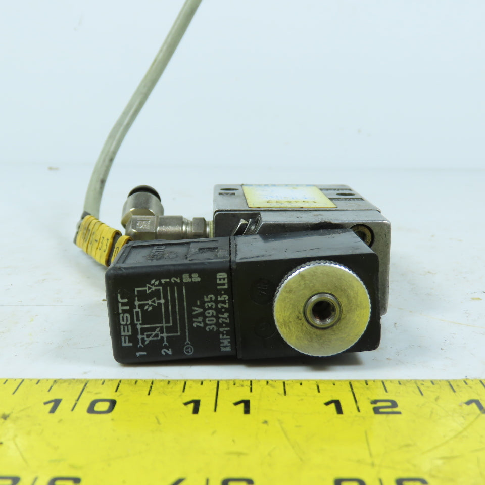 Festo 154622 SA-8312 Pneumatic Solenoid Valve 24VDC 2.5W 116PSI