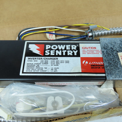 Lithonia PSDL1 Unused Power Sentry Emergency Lighting Inverter/Charger 120/277V