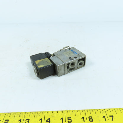 Festo 154622 MFH-3-1/8 Single Solenoid Pneumatic Valve 24VDC 1/8" Ports