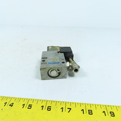 Festo 154622 MFH-3-1/8 Single Solenoid Pneumatic Valve 24VDC 1/8" Ports