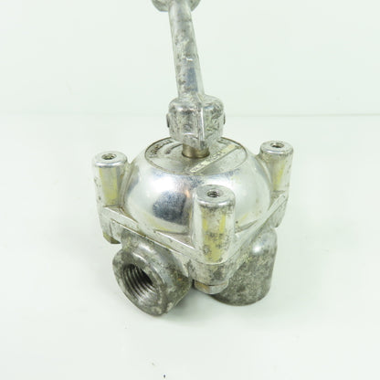 Barksdale Controls Div 9023-M-C 4-Way Shear-Seal Manual Control Valve 3-Position