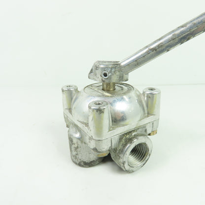 Barksdale Controls Div 9023-M-C 4-Way Shear-Seal Manual Control Valve 3-Position