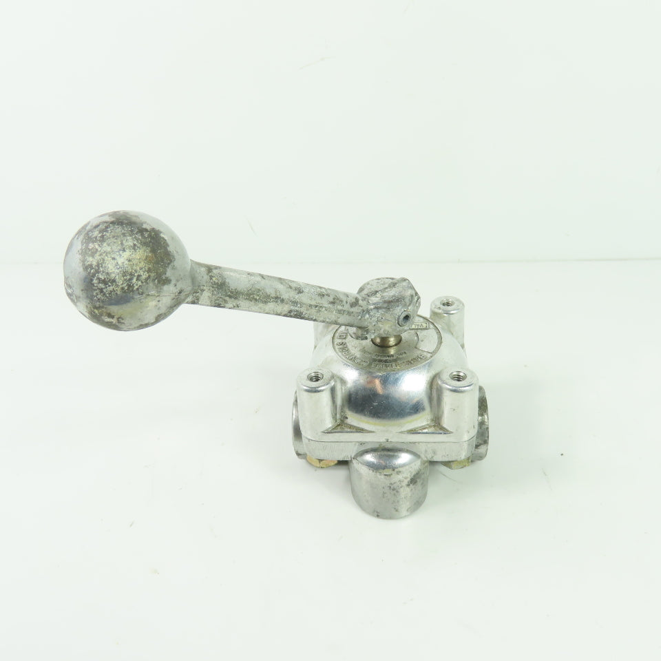 Barksdale Controls Div 9023-M-C 4-Way Shear-Seal Manual Control Valve 3-Position