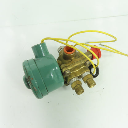A-S-H Allen Sherman Hoff 101283 Solenoid Valve 120V 3/8" Pipe 125 PSI