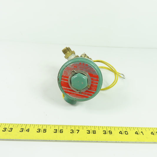 A-S-H Allen Sherman Hoff 101283 Solenoid Valve 120V 3/8" Pipe 125 PSI